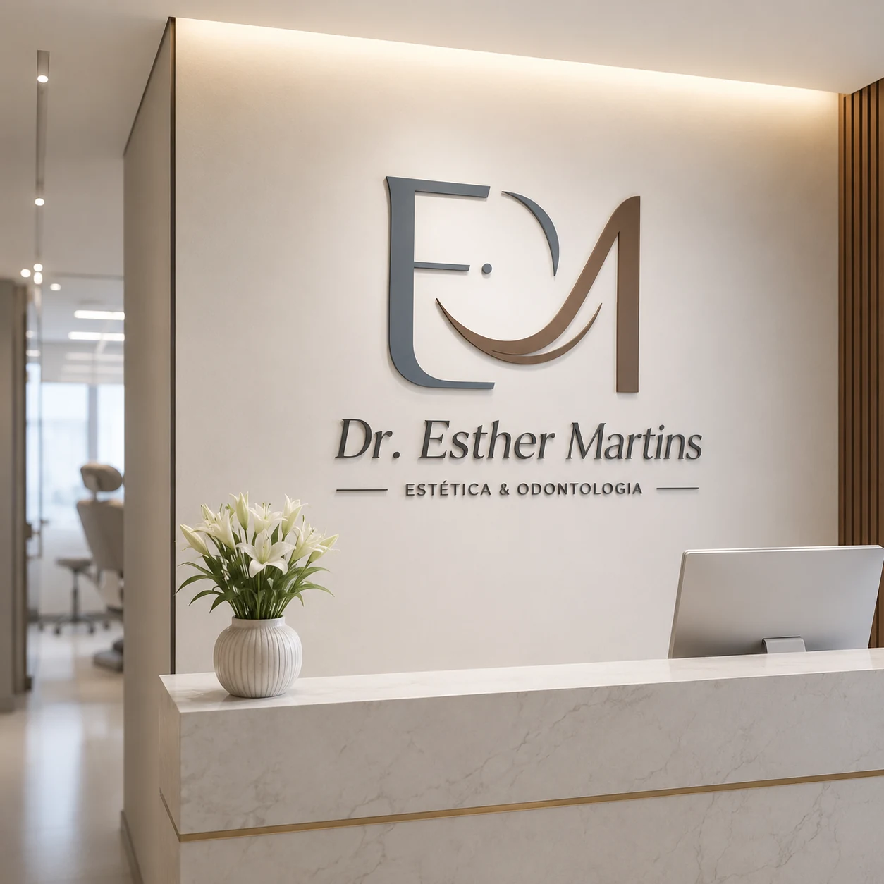 Identidade visual da Dr. Esther Martins