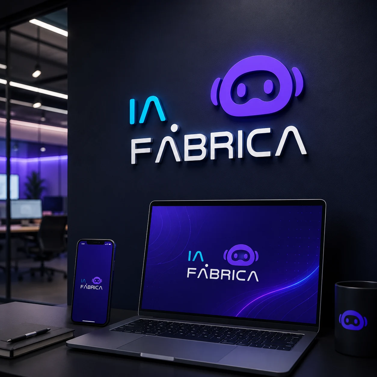Identidade visual da IA Fábrica